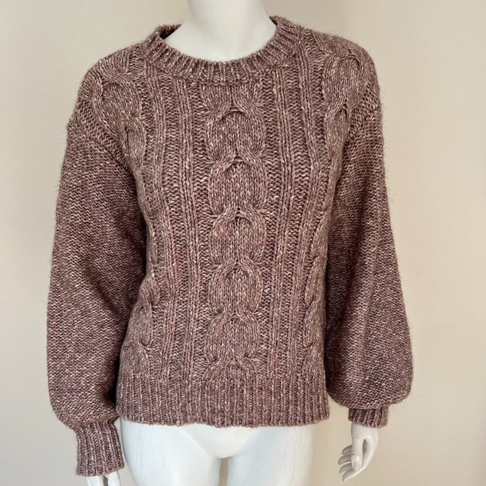 Basin + Range Cable Knit Sweater size M
